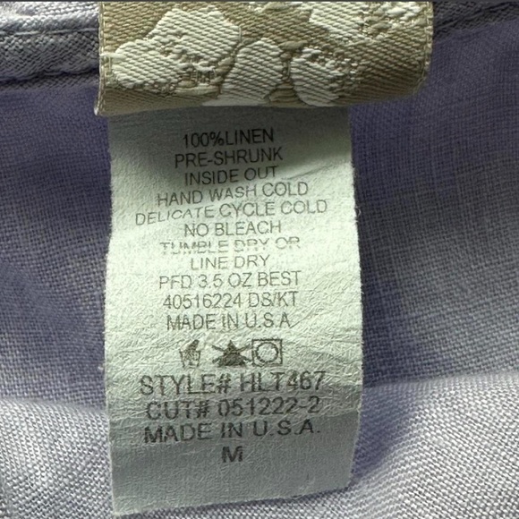 Light Lavender Linen Sleeveless Cowl Neck Dress with Pocket Detail M - Picture 6 of 6